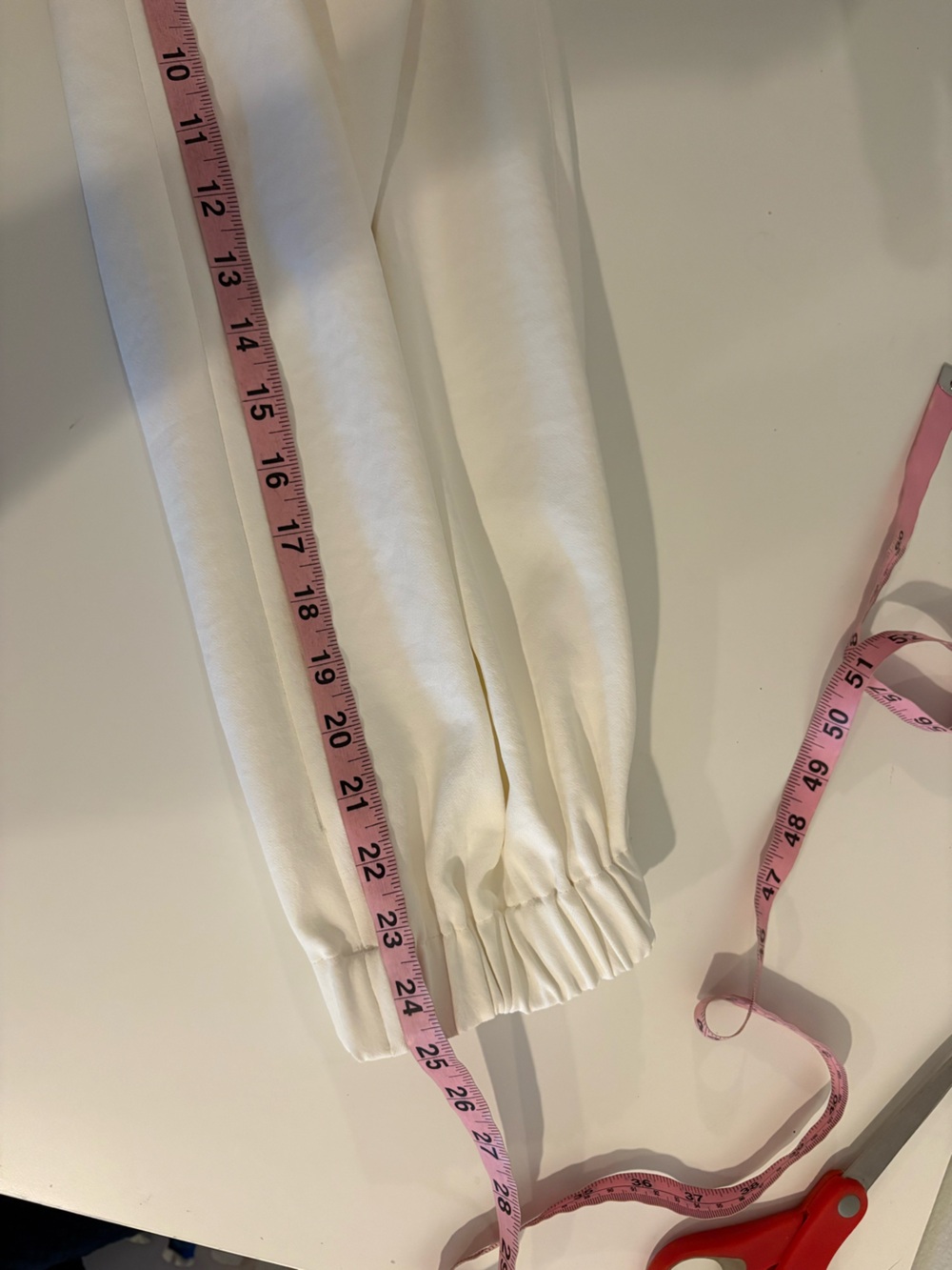 Tibi || Chalky Drape Plashet Jogger Pants Off White XS - Picture 9 of 9